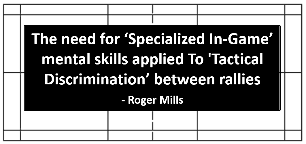 Tactical Discrimination Between Serve And Receive Rallies - Roger Mills