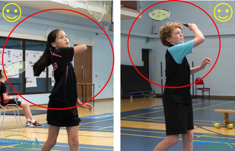 high serve follow through