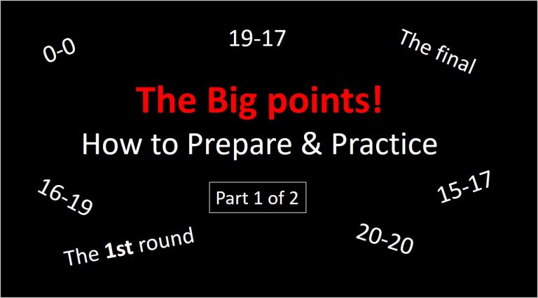 play the big badminton points