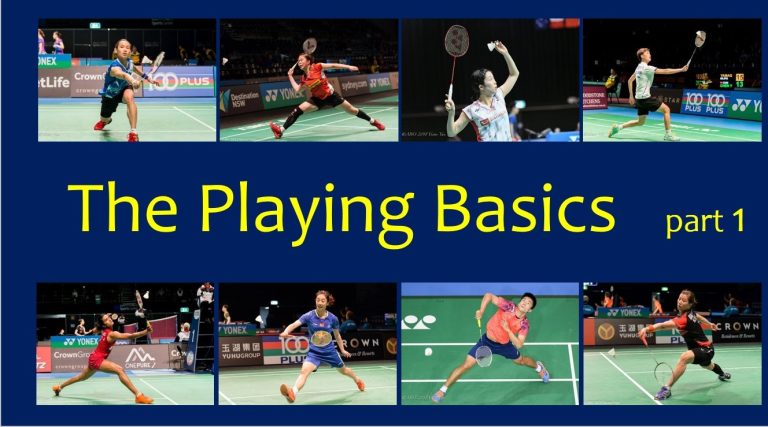 the badminton playing basics part 1