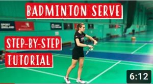 badminton doubles low serve
