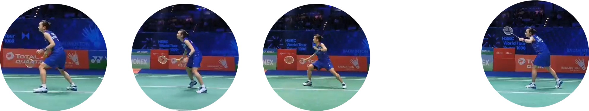 The 4 Badminton Stances