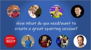 what do you need or want to create a great sparring session.