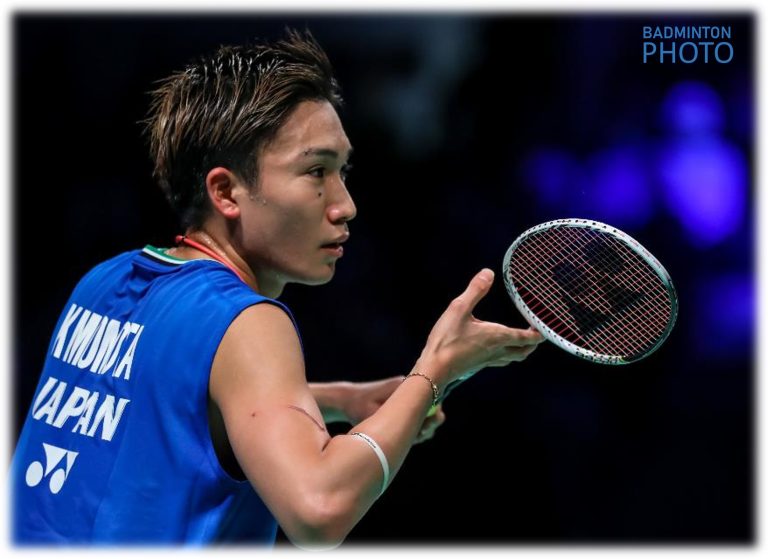 badminton singles return of service km.