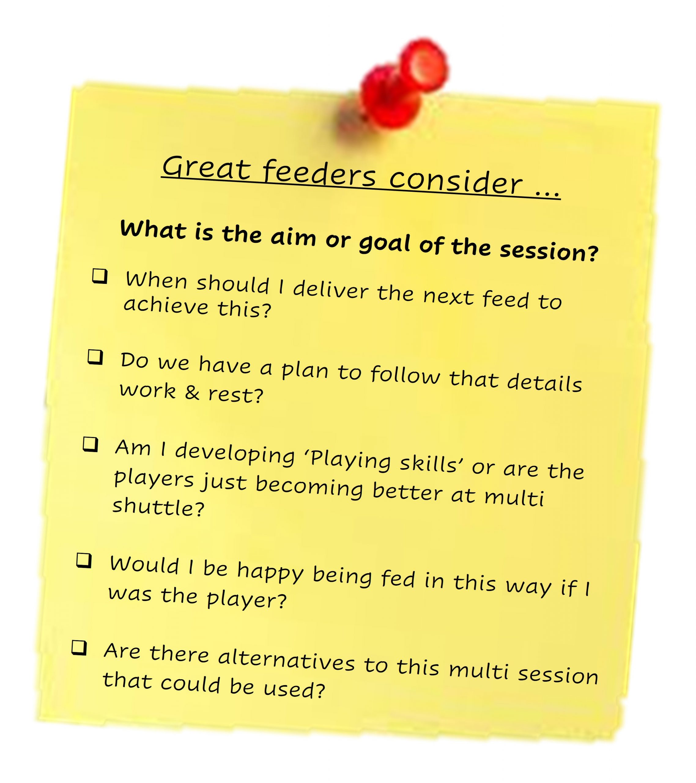 Badminton multi shuttle