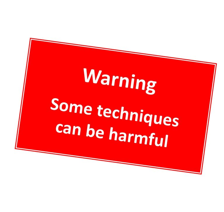 harmful badminton techniques.