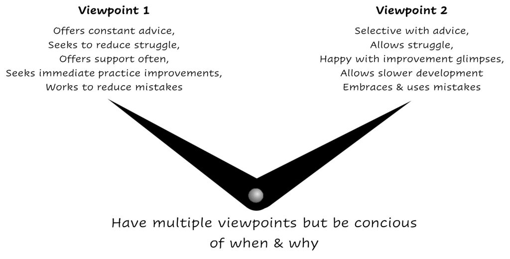 badminton practice viewpoints.