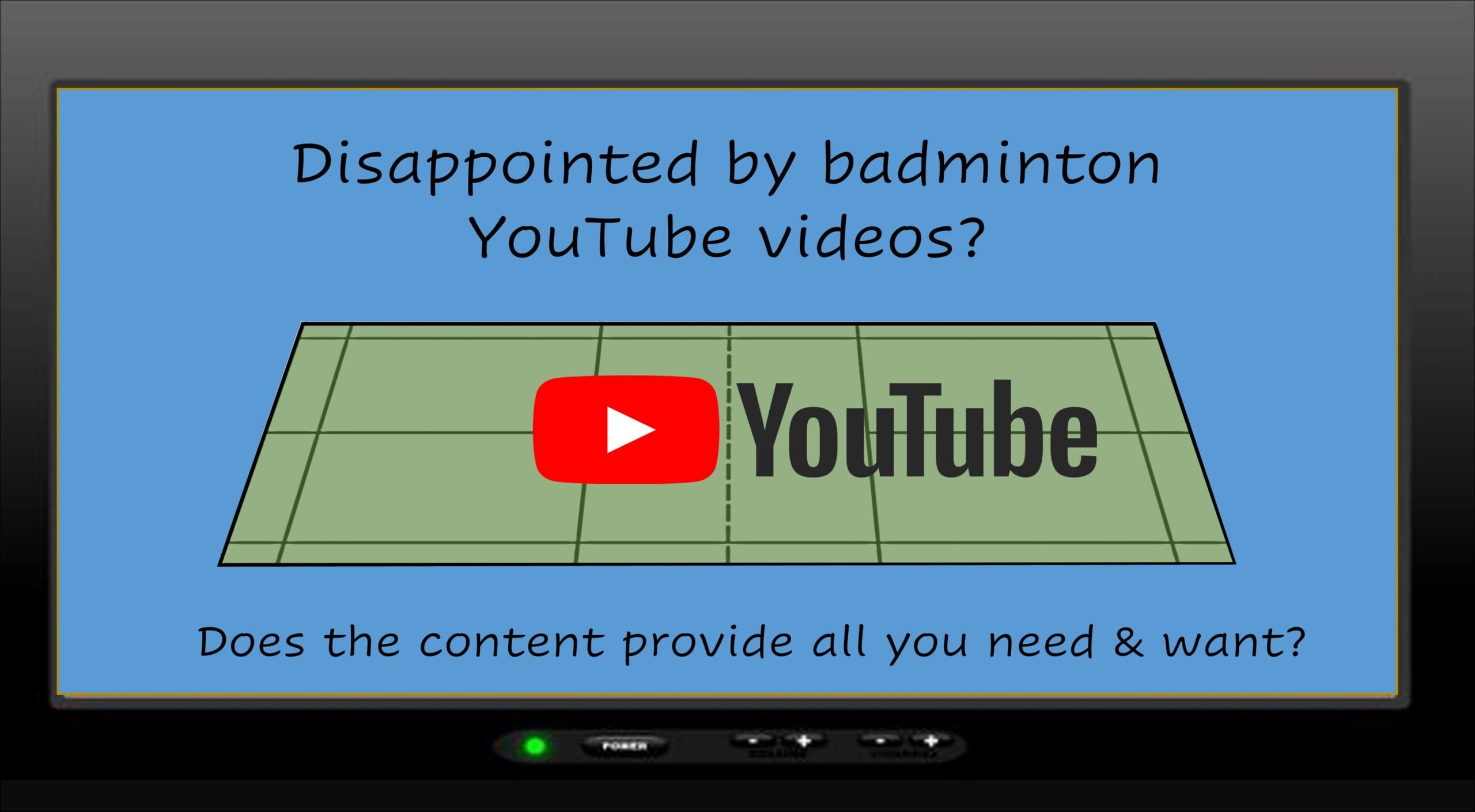 badminton youtube.