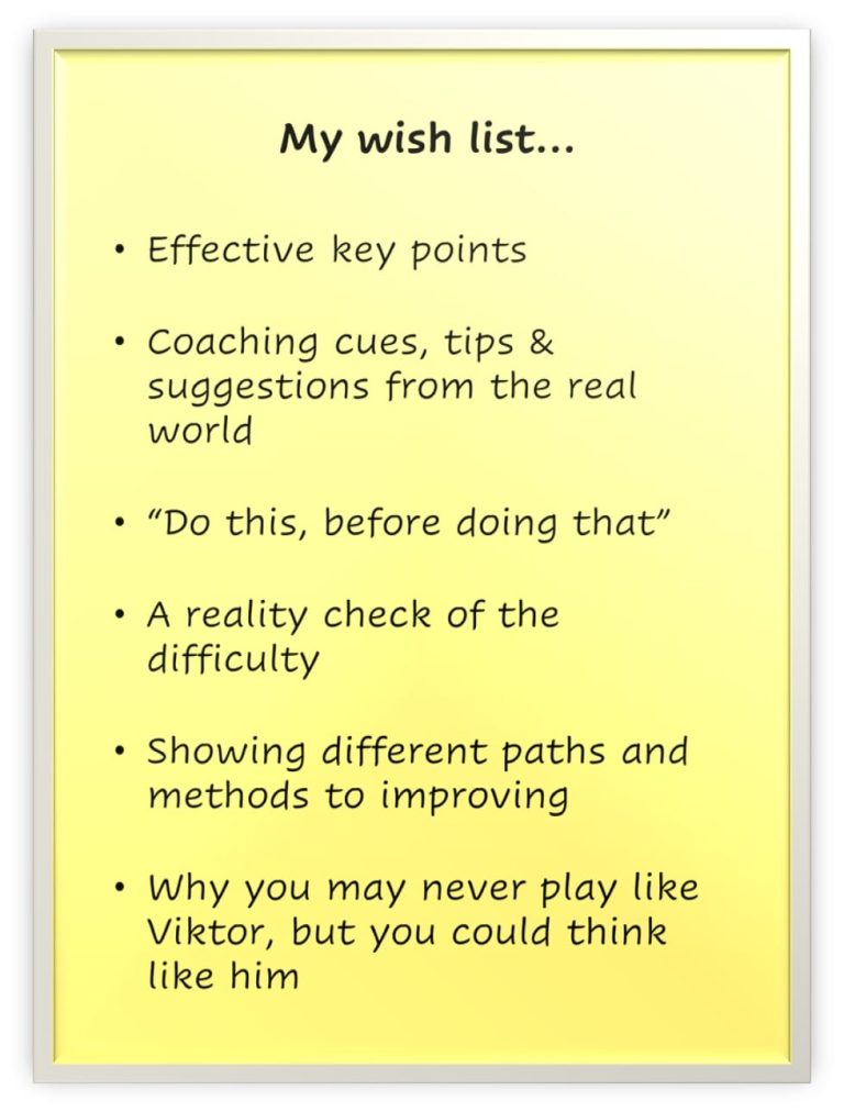 my wish list for badminton youtube videos