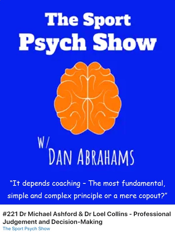 it depends coaching