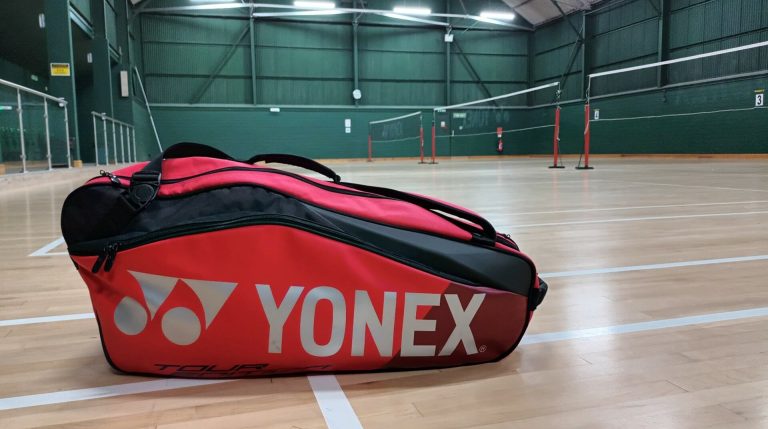 yonex bag in badminton hall