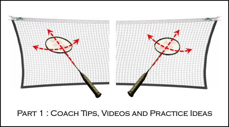 Badminton Spinning Net shots