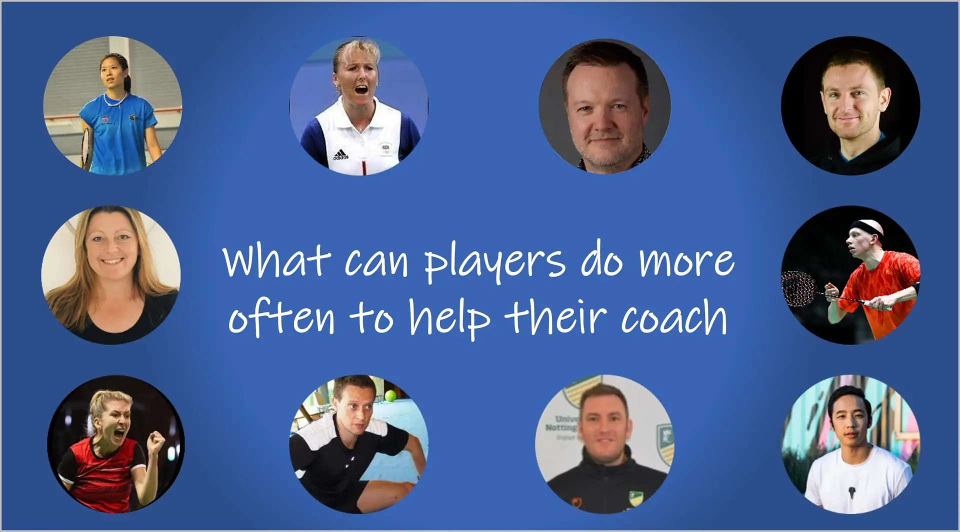 Helping Your Coach: What Players Can Do More Often