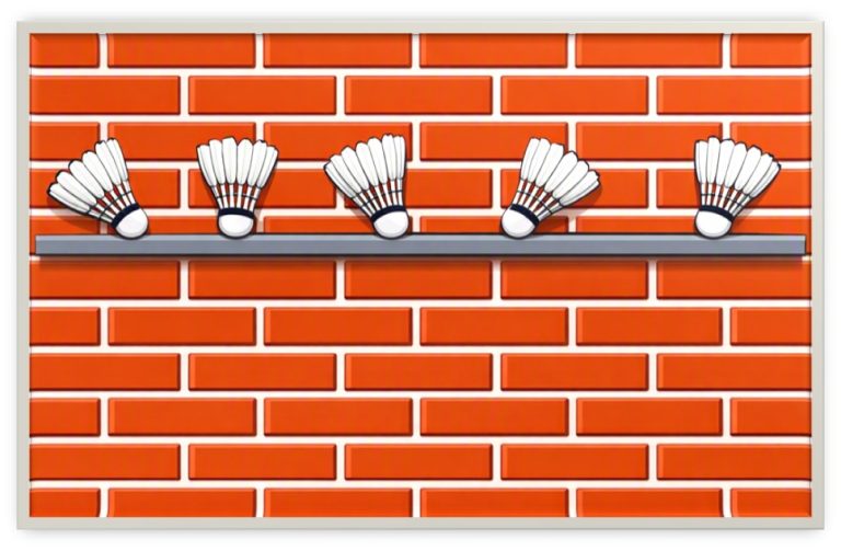 Badminton wallwork