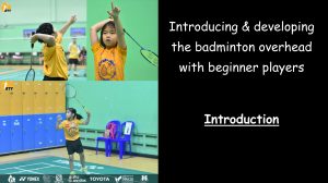 Badminton overhead advice for beginners