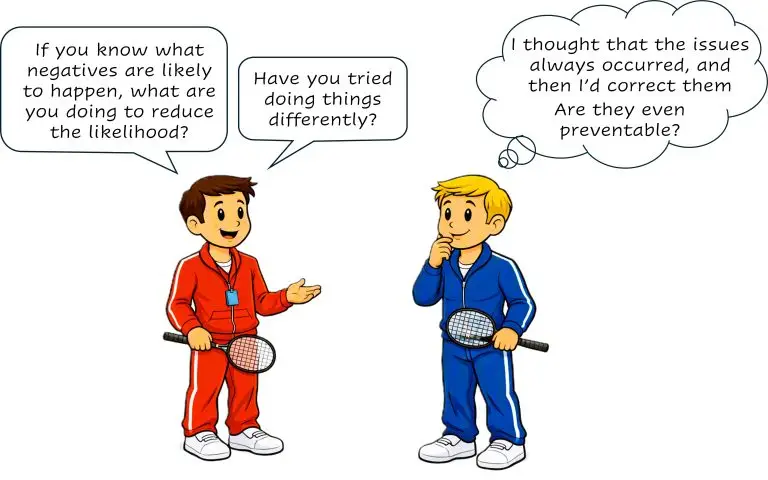 introducing badminton overhead with beginner players