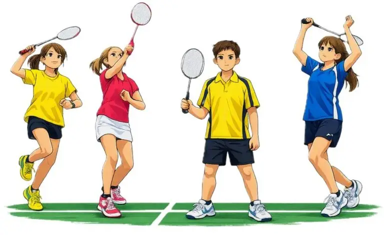 introducing badminton overhead with beginner players