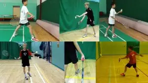 beginner badminton overheads: the essential coaching steps