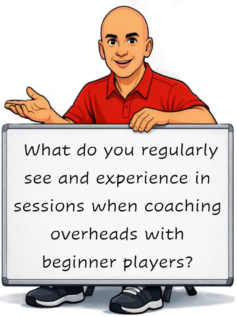 Introducing the badminton overhead - Part 2